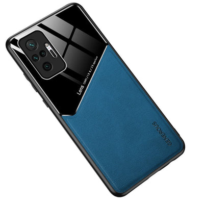 Se Xiaomi Redmi Note 10 Pro Max - Hybrid cover - Læder Design - Blå ❤ Kæmpe udvalg i Capida ❤ Hurtig levering: 1 - 2 Hverdage samt billig fragt - Varenummer: CPD-V33101910894C og barcode / Ean: 101910894C på lager - Udsalg på Mobil tilbehør Spar op til 56% - Over 434 design brands på udsalg