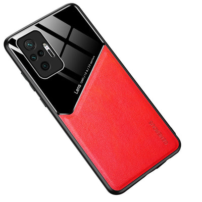 Se Xiaomi Redmi Note 10 Pro Max - Hybrid cover - Læder Design - Rød ❤ Kæmpe udvalg i Capida ❤ Hurtig levering: 1 - 2 Hverdage samt billig fragt - Varenummer: CPD-V33101910894D og barcode / Ean: 101910894D på lager - Udsalg på Mobil tilbehør Spar op til 55% - Over 434 design brands på udsalg