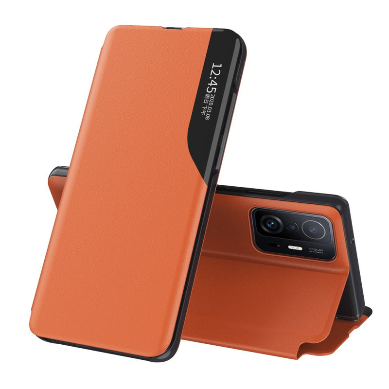 Se Xiaomi 11T/11T Pro - View Window læder cover - Orange ❤ Kæmpe udvalg i Capida ❤ Hurtig levering: 1 - 2 Hverdage samt billig fragt - Varenummer: CPD-V33101912649D og barcode / Ean: 101912649D på lager - Udsalg på Mobil tilbehør Spar op til 51% - Over 424 kendte brands på udsalg