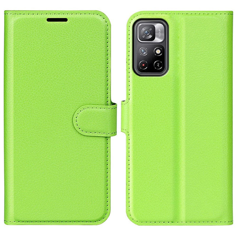 Se Xiaomi Redmi Note 11T 5G/Note 11S 5G - Læder cover / pung - Grøn ❤ Kæmpe udvalg i Capida ❤ Hurtig levering: 1 - 2 Hverdage samt billig fragt - Varenummer: CPD-V33101913187A og barcode / Ean: 101913187A på lager - Udsalg på Mobil tilbehør Spar op til 55% - Over 434 design brands på udsalg