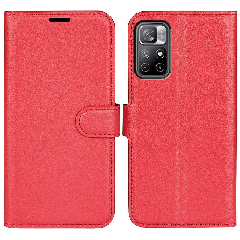 Se Xiaomi Redmi Note 11T 5G/Note 11S 5G - Læder cover / pung - Rød ❤ Kæmpe udvalg i Capida ❤ Hurtig levering: 1 - 2 Hverdage samt billig fragt - Varenummer: CPD-V33101913187E og barcode / Ean: 101913187E på lager - Udsalg på Mobil tilbehør Spar op til 52% - Over 434 design brands på udsalg