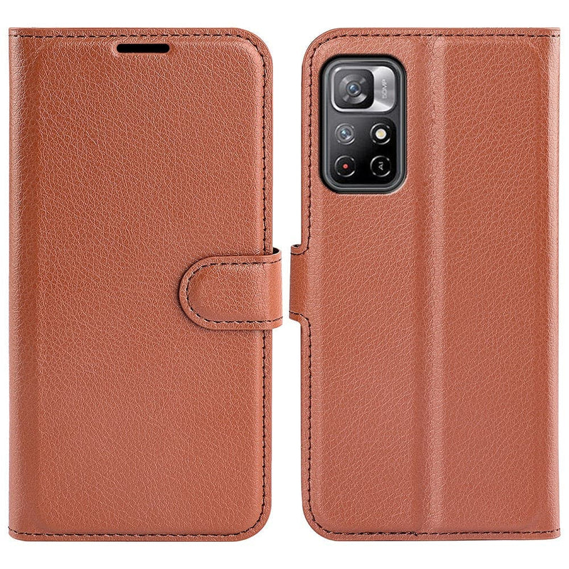 Se Xiaomi Redmi Note 11T 5G/Note 11S 5G - Læder cover / pung - Brun ❤ Kæmpe udvalg i Capida ❤ Hurtig levering: 1 - 2 Hverdage samt billig fragt - Varenummer: CPD-V33101913187I og barcode / Ean: 101913187I på lager - Udsalg på Mobil tilbehør Spar op til 61% - Over 454 kendte brands på udsalg