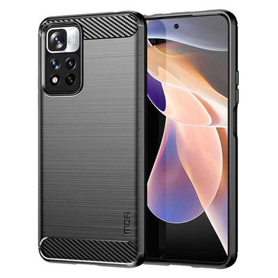 Se Xiaomi Redmi Note 11 Pro+ 5G - MOFI gummi cover - Sort ❤ Kæmpe udvalg i Blandet ❤ Hurtig levering: 1 - 2 Hverdage samt billig fragt - Varenummer: CPD-V33101913350A og barcode / Ean: 101913350A på lager - Udsalg på Mobil tilbehør Spar op til 61% - Over 454 kendte mærker på udsalg