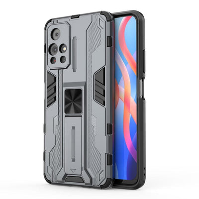 Se Xiaomi Redmi Note 11T 5G/11S 5G - Armor Guard Hybrid cover m/Kickstand - Grå ❤ Kæmpe udvalg i Capida ❤ Hurtig levering: 1 - 2 Hverdage samt billig fragt - Varenummer: CPD-V33101913456D og barcode / Ean: 101913456D på lager - Udsalg på Mobil tilbehør Spar op til 52% - Over 454 kendte brands på udsalg