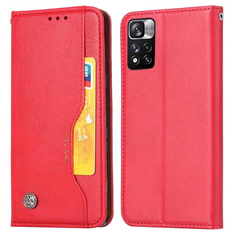 Se Xiaomi Redmi Note 11T 5G/Redmi Note 11S 5G - Læder cover / pung med udvendig kortholder - Rød ❤ Kæmpe udvalg i Capida ❤ Hurtig levering: 1 - 2 Hverdage samt billig fragt - Varenummer: CPD-V33101913586C og barcode / Ean: 101913586C på lager - Udsalg på Mobil tilbehør Spar op til 59% - Over 454 kendte brands på udsalg