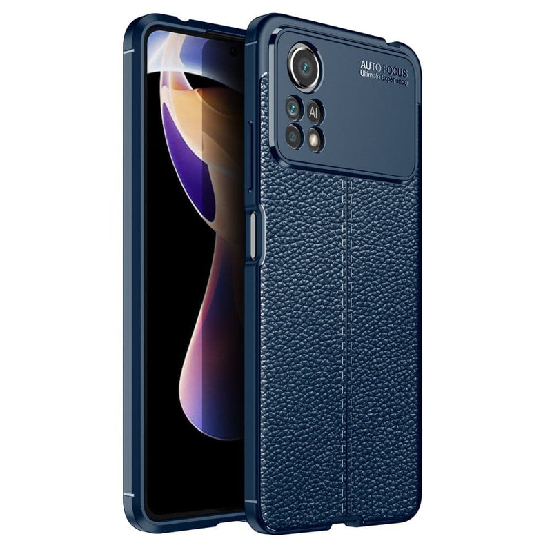 Se Xiaomi Poco X4 Pro 5G - Gummi cover - Læder design - Blå ❤ Kæmpe udvalg i Capida ❤ Hurtig levering: 1 - 2 Hverdage samt billig fragt - Varenummer: CPD-V33101914357B og barcode / Ean: 101914357B på lager - tilbud på Mobil tilbehør Spar op til 52% - Over 857 design brands på tilbud