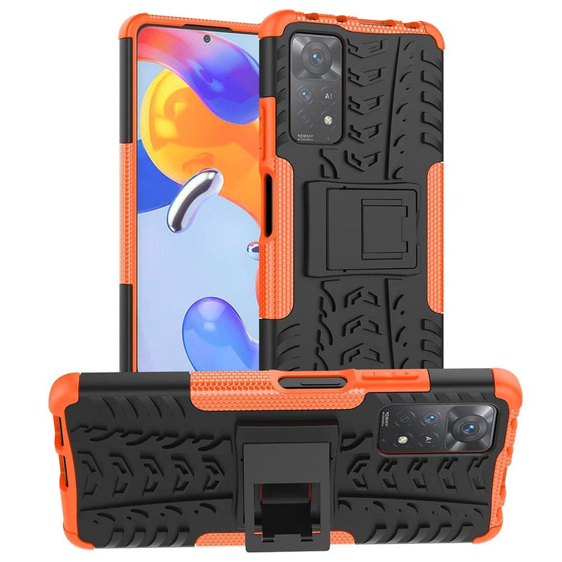 Se Xiaomi Redmi Note 11 Pro 4G / Redmi Note 11 Pro 5G - GRID Hybrid cover med kickstand - Orange ❤ Kæmpe udvalg i Blandet ❤ Hurtig levering: 1 - 2 Hverdage samt billig fragt - Varenummer: CPD-V33101914592H og barcode / Ean: 101914592H på lager - tilbud på Mobil tilbehør Spar op til 66% - Over 857 design brands på tilbud