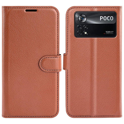 Se Xiaomi Poco X4 Pro 5G - Læder cover / pung - Brun ❤ Kæmpe udvalg i Capida ❤ Hurtig levering: 1 - 2 Hverdage samt billig fragt - Varenummer: CPD-V33101914942I og barcode / Ean: 101914942I på lager - Udsalg på Mobil tilbehør Spar op til 54% - Over 322 kendte brands på udsalg