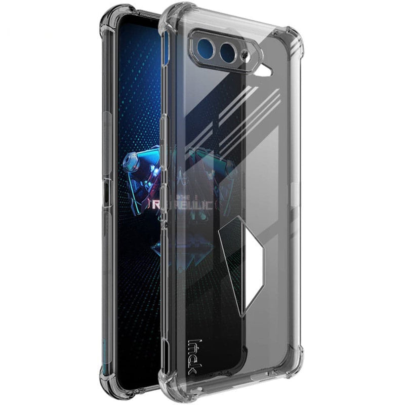 Se Asus ROG Phone 5 / 5s - IMAK gummi cover inkl skærmbeskytter - Transparent/Sort ❤ Stort online udvalg i Capida ❤ Hurtig levering: 1 - 2 Hverdage samt billig fragt - Varenummer: CPD-V33102402680A og barcode / Ean: på lager - Udsalg på Mobil tilbehør Spar op til 66% - Over 350 kendte brands på udsalg