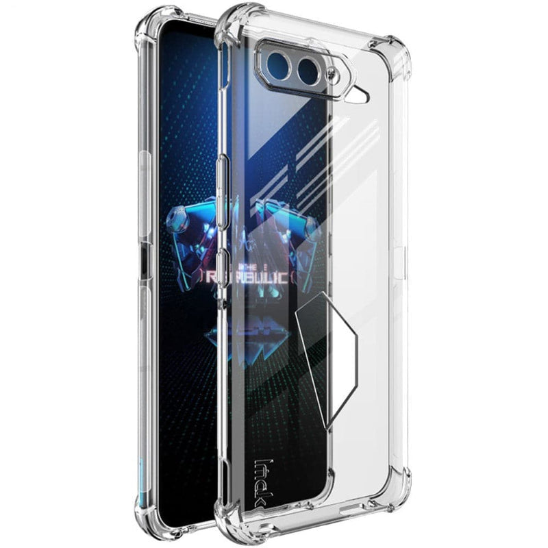 Se Asus ROG Phone 5 / 5s - IMAK gummi cover inkl skærmbeskytter - Transparent ❤ Stort online udvalg i Capida ❤ Hurtig levering: 1 - 2 Hverdage samt billig fragt - Varenummer: CPD-V33102402680B og barcode / Ean: på lager - Udsalg på Mobil tilbehør Spar op til 65% - Over 350 kendte brands på udsalg