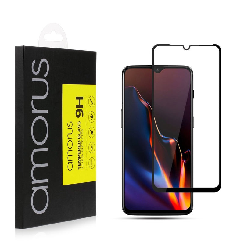 Se OnePlus 6T - AMORUS beskyttelsesglas m/komplet dækning - Sort ❤ Kæmpe udvalg i Capida ❤ Hurtig levering: 1 - 2 Hverdage samt billig fragt - Varenummer: CPD-V33103508079A og barcode / Ean: 103508079A på lager - Udsalg på Mobil tilbehør Spar op til 53% - Over 454 kendte brands på udsalg