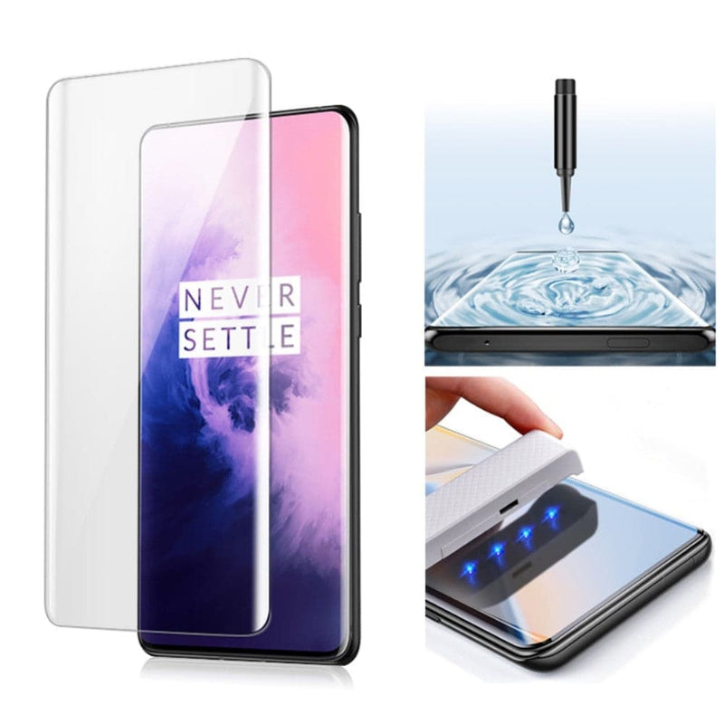 Se OnePlus 7 Pro - MOCOLO curved UV lys hærdet beskyttelsesglas m/komplet dækning ❤ Kæmpe udvalg i Capida ❤ Hurtig levering: 1 - 2 Hverdage samt billig fragt - Varenummer: CPD-V33103510171A og barcode / Ean: 103510171A på lager - Udsalg på Mobil tilbehør Spar op til 67% - Over 785 kendte brands på udsalg