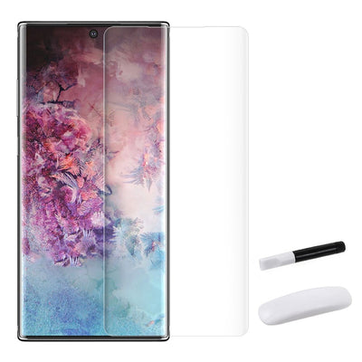 Se Samsung Galaxy Note 10 Plus - Hærdet beskyttelsesglas UV Flue glue m/komplet dækning ❤ Stort online udvalg i Capida ❤ Hurtig levering: 1 - 2 Hverdage samt billig fragt - Varenummer: CPD-V33103510746A og barcode / Ean: på lager - Udsalg på Mobil tilbehør Spar op til 56% - Over 434 design mærker på udsalg