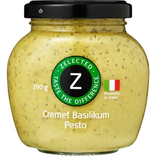 Se Cremet Basilikum Pesto 190g Zelected ❤ Kæmpe udvalg i Zelected ❤ Hurtig levering: 1 - 2 Hverdage samt billig fragt - Varenummer: BAR-693499 og barcode / Ean: &