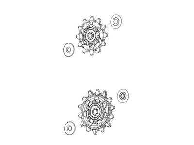 Se Sram Force eTap - Pulleyhjul - 12 gear - 2 stk. ❤ Kæmpe udvalg i Sram ❤ Hurtig levering: 1 - 2 Hverdage samt billig fragt - Varenummer: CKP-710845824609 og barcode / Ean: '710845824609 på lager - Udsalg på Reservedele til bagskiftere Spar op til 61% - Over 324 kendte brands på udsalg