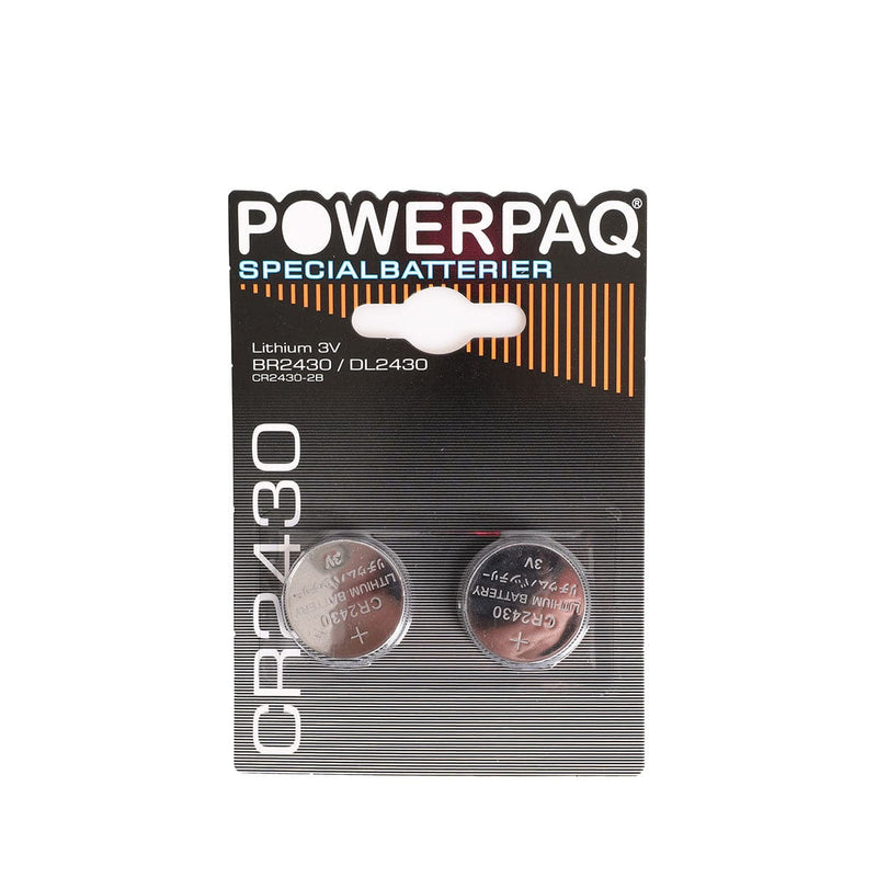 Se Powerpaq Lithium CR2430 knapcelle batteri - 2 stk. ❤ Kæmpe udvalg i AGK ❤ Hurtig levering: 1 - 2 Hverdage samt billig fragt - Varenummer: CPD-AG2212939 og barcode / Ean: &