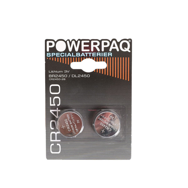 Se Powerpaq Lithium CR2450 knapcelle batteri - 2 stk. ❤ Kæmpe udvalg i AGK ❤ Hurtig levering: 1 - 2 Hverdage samt billig fragt - Varenummer: CPD-AG2212940 og barcode / Ean: &