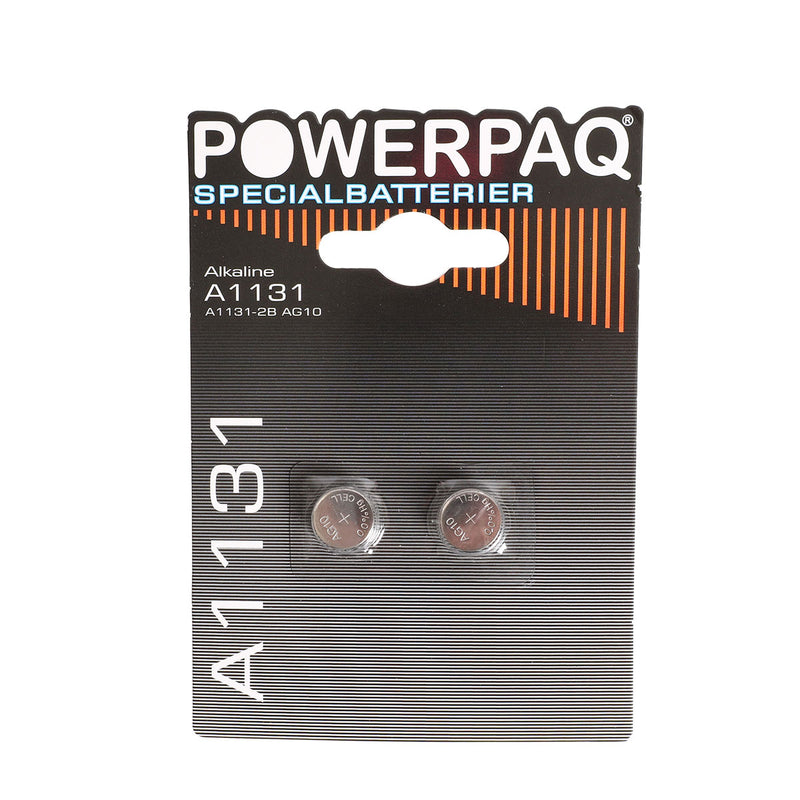 Se Powerpaq Ultra Alkaline A1131 knapcelle batteri - 2 stk. ❤ Kæmpe udvalg i AGK ❤ Hurtig levering: 1 - 2 Hverdage samt billig fragt - Varenummer: CPD-AG2212944 og barcode / Ean: &