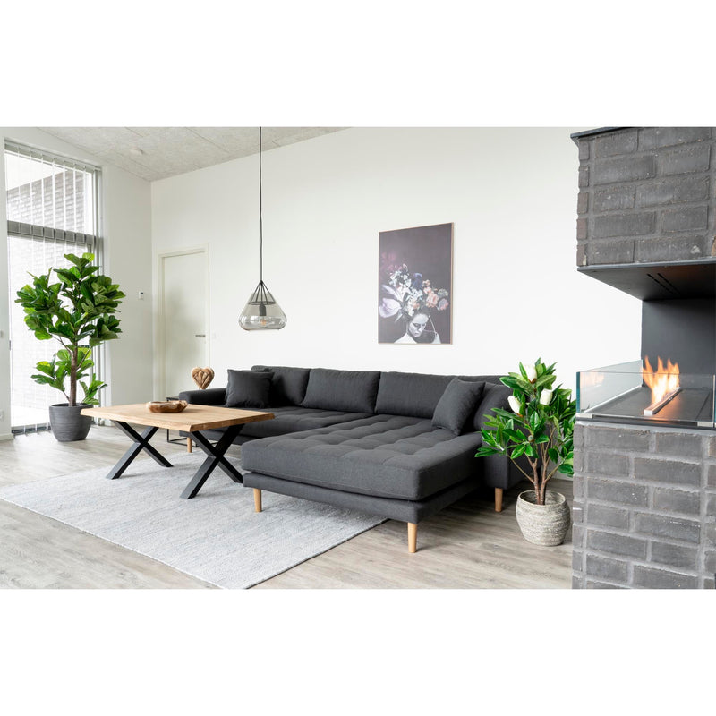 Se Lido Lounge Sofa højrevendt i mørkegrå med fire puder HN1002 ❤ Stort online udvalg i House Nordic ❤ Hurtig levering: 1 - 2 Hverdage samt billig fragt ❤ Varenummer: BGH-42001763696892 og barcode / Ean: &