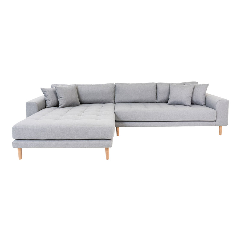 Se Lido Lounge Sofa - Lounge Sofa, Venstrevendt I Lysegrå Med Fire Puder Og Natur Træben, Hn1001 - Erstates Af 1301601 ❤ Stort online udvalg i HouseNordic ❤ Hurtig levering: 1 - 2 Hverdage samt billig fragt ❤ Varenummer: BBM-45560855462165 og barcode / Ean: &