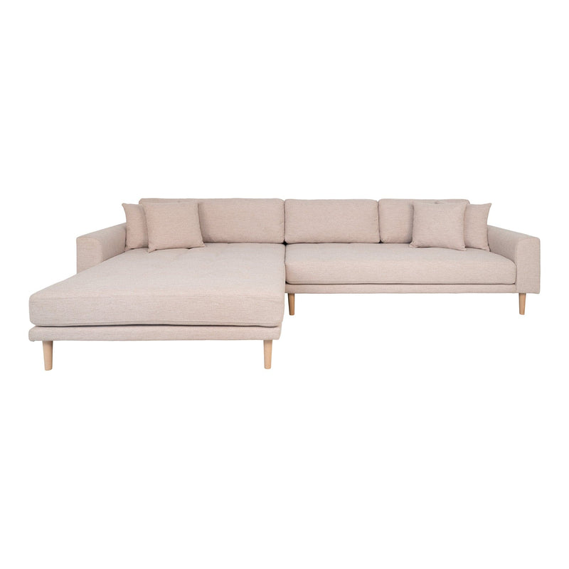 Se Lido Lounge Sofa - Lounge Sofa, Venstrevendt I Sand Med Fire Puder Og Natur Træben, Hn1050 ❤ Stort online udvalg i HouseNordic ❤ Hurtig levering: 1 - 2 Hverdage samt billig fragt ❤ Varenummer: BBM-45560857100565 og barcode / Ean: &