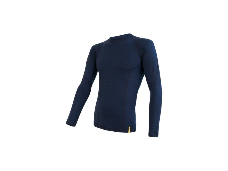 Se Sensor Merino DF - Merinoulds T-shirt m. lg. ærmer - Herre - Deep Blue - Str. L ❤ Stort online udvalg i Sensor ❤ Hurtig levering: 1 - 2 Hverdage samt billig fragt ❤ Varenummer: CKP-8592837061771 og barcode / Ean: &