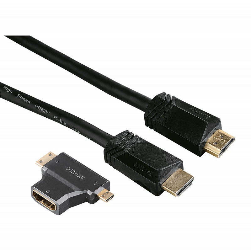 Se HAMA HDMI adapter kabel - HDMI til mini HDMI/micro HDMI - 1.5 m ❤ Kæmpe udvalg i Blandet ❤ Hurtig levering: 1 - 2 Hverdage samt billig fragt - Varenummer: CPD-HA66122227 og barcode / Ean: &