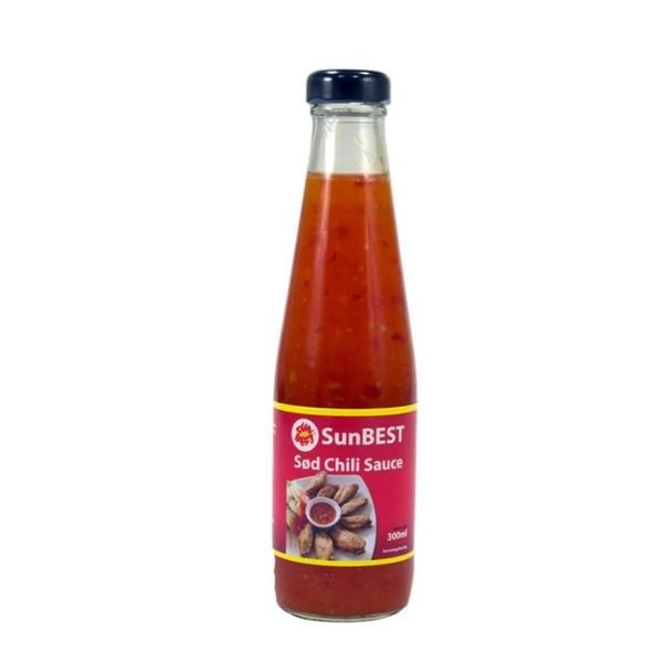 Se Sunbest Chilisauce Sweet 30 Cl ❤ Kæmpe udvalg i SUNBEST ❤ Hurtig levering: 1 - 2 Hverdage samt billig fragt - Varenummer: BAR-707498 og barcode / Ean: på lager - Udsalg på Delikatesser Kolonial Spar op til 64% - Over 434 design brands på udsalg