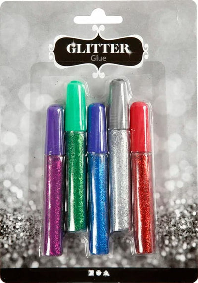 Se Glitterlim sortiment 5x10 ml online her - Ean: 5712854010832