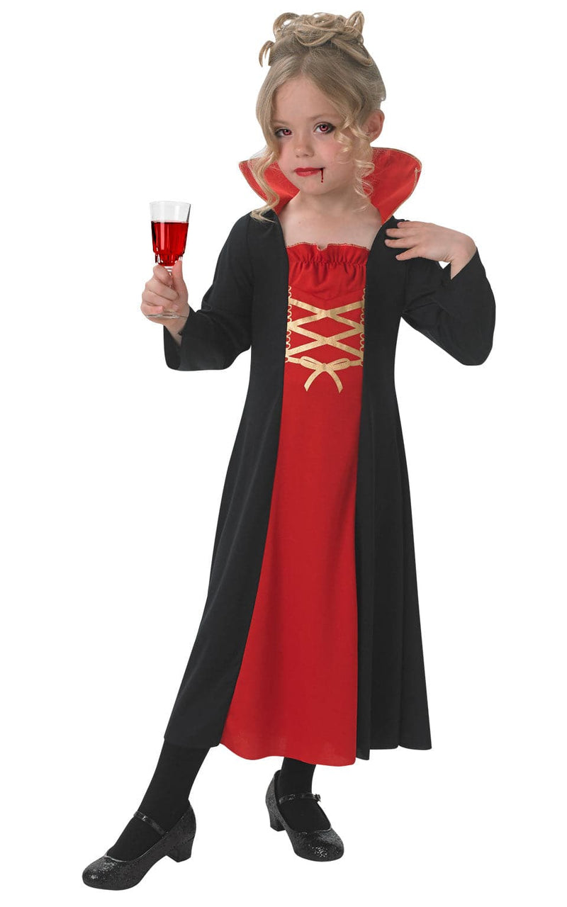 Se Vampyr Kappe udklædningstøj til børn(Str. 104/S) ✔ Kæmpe udvalg i Rubie&