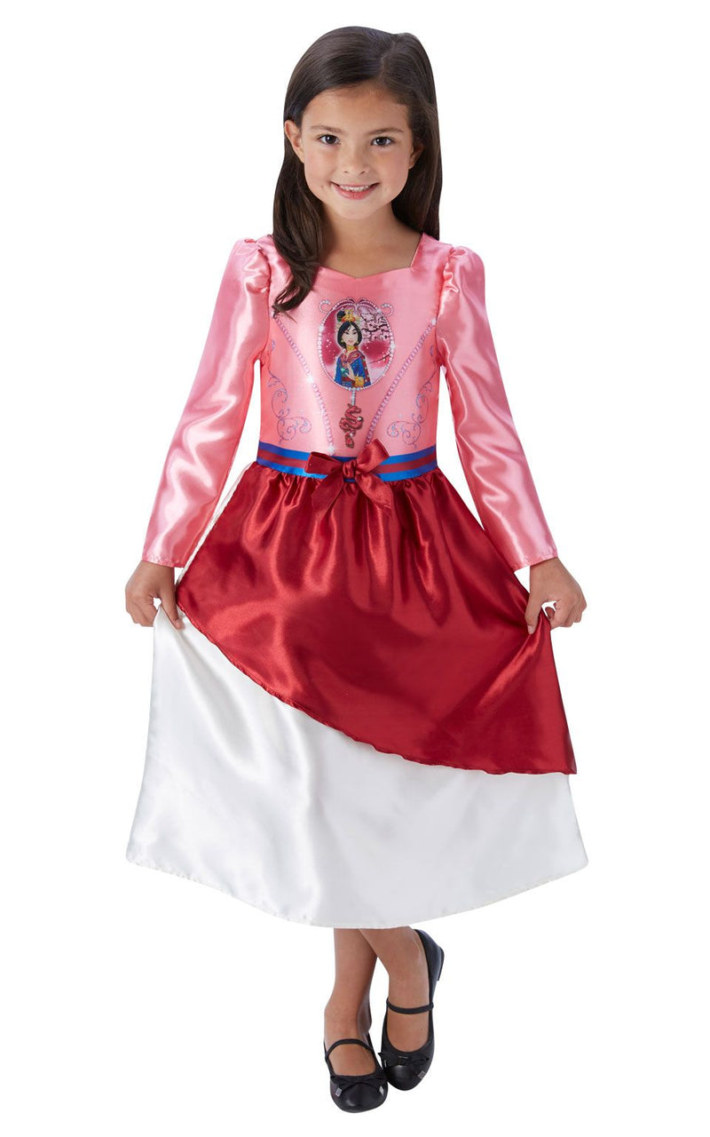 Se Disney Prinsesse Mulan Kostume (Str. 128/L) ✔ Kæmpe udvalg i Rubie&