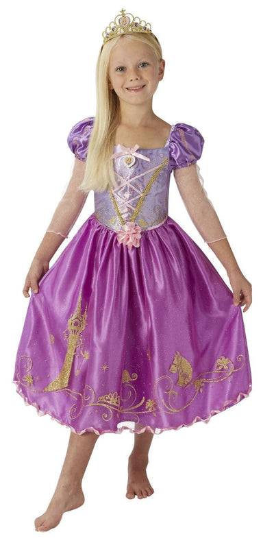 Se Disney Prinsesse Rapunzel Deluxe Kjole Udklædningstøj (3-9 år)(Str. 104/S) ✔ Kæmpe udvalg i  Rubie's ✔ Hurtig levering: 1 - 2 Hverdage samt billig fragt - Varenummer: MMA-2036410401 og barcode / Ean: '883028298143 på lager - Udsalg på Udklædningstøj Spar op til 62% - Over 1247 kendte brands på udsalg