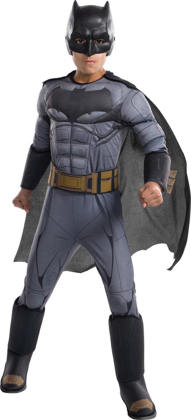 Se Batman Justice League Deluxe Kostume (8-10 år)(Str. 140/L) ✔ Kæmpe udvalg i  Rubie&