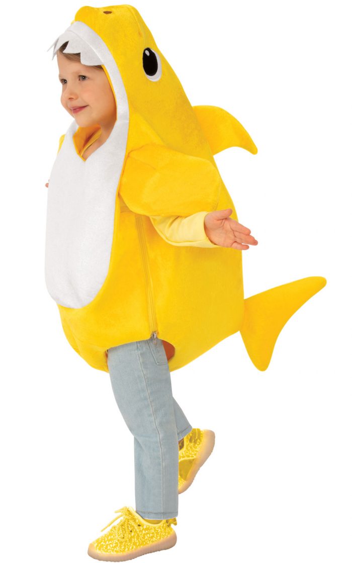 Se Baby Shark Deluxe Gul INFANT / 6-12 M ✔ Kæmpe udvalg i  Rubie&