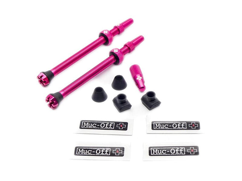 Se Muc-Off - Tubeless Ventiler - 80mm lange - Pink - 2 stk. ❤ Stort online udvalg i Muc-Off ❤ Hurtig levering: 1 - 2 Hverdage samt billig fragt - Varenummer: CKP-5037835209846 og barcode / Ean: &