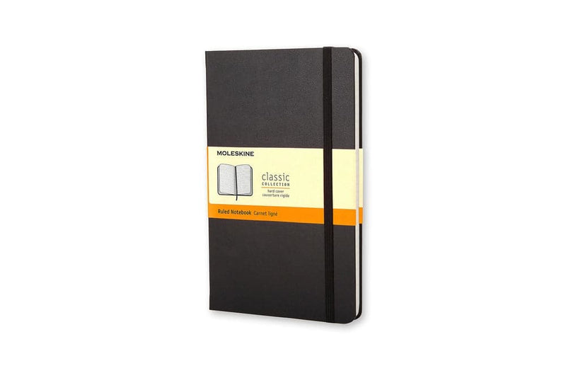 Se Notesbog Moleskine pocket sort m/192 linjerede ark hard online her - Ean: 9788883701009