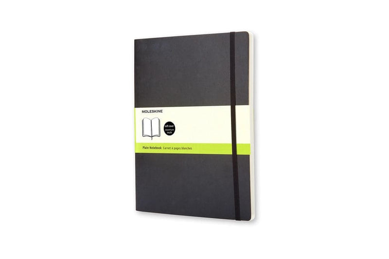 Se Notesbog Moleskine x-large sort m/192 blanke ark soft cover online her - Ean: 9788883707261