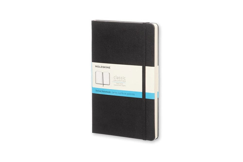 Se Notesbog Moleskine large sort m/240 prikket ark hard cover online her - Ean: 8051272892703