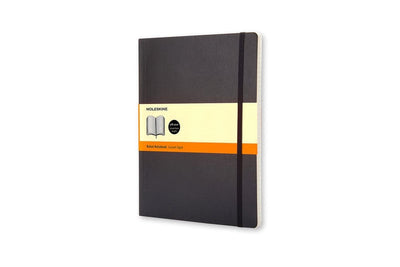 Se Notesbog Moleskine x-large sort m/192 linjerede ark soft online her - Ean: 9788883707223