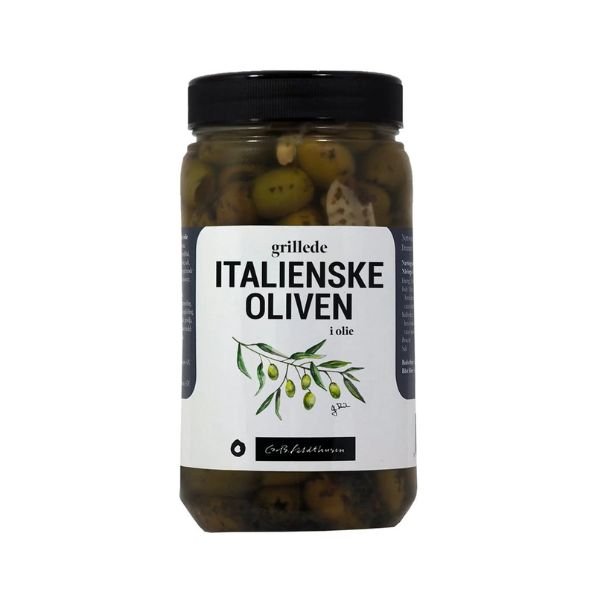 Se Grillede Italienske Oliven i Olie Feldthusen 1,1kg ✔ Kæmpe udvalg i FELDTHUSEN ✔ Hurtig levering: 1 - 2 Hverdage samt billig fragt - Varenummer: BAR-671258 og barcode / Ean: &