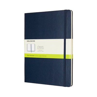 Se Notesbog Moleskine xl blå m/192 blanke ark hard online her - Ean: 8055002855136