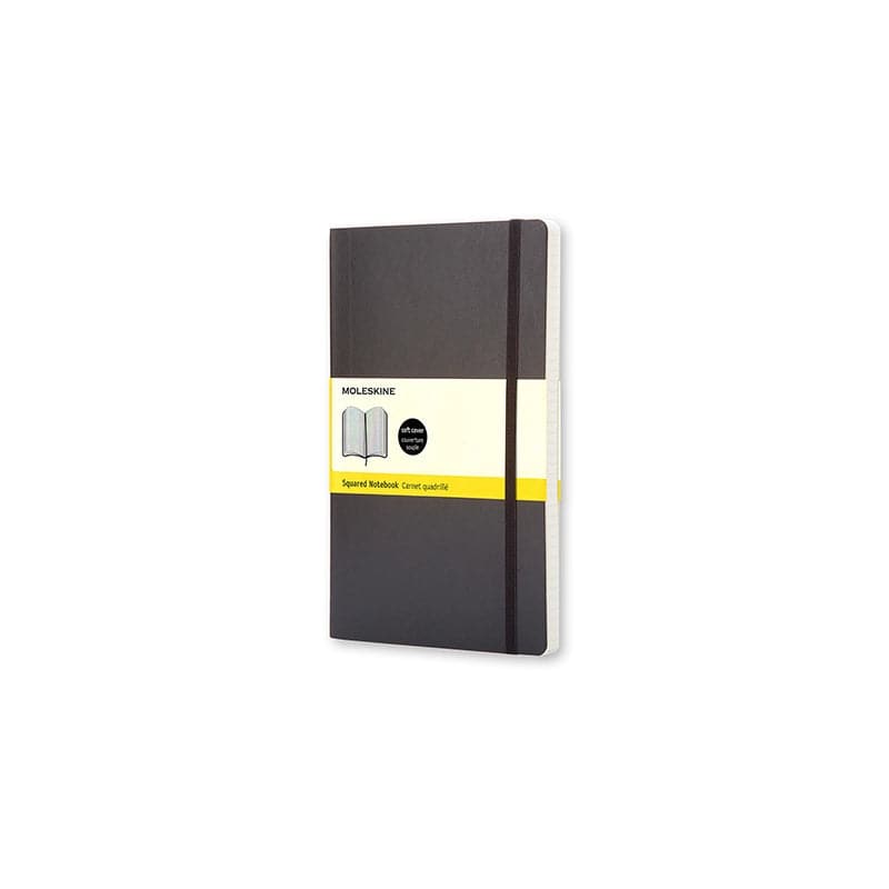 Se Notesbog Moleskine pocket sort m/192 kvadrerede ark soft online her - Ean: 9788883707124