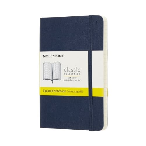 Se Notesbog Moleskine large blå m/240 blanke ark hard cover online her - Ean: 8051272893687