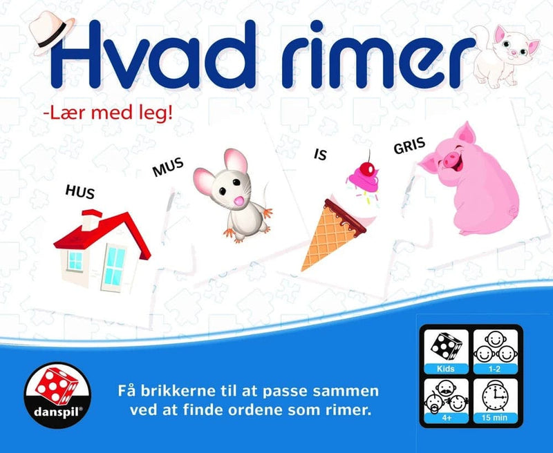 Se Spil Hvad rimer online her - Ean: 5711699160054