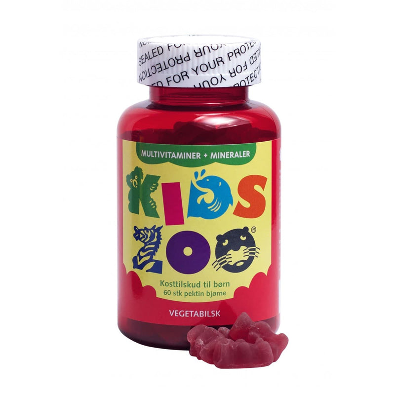 Stort online udvalg i Kids Zoo Multivitamin + Mineraler 60 stk. Vegansk ❤ Kids Zoo ❤ Hurtig levering: 1 - 2 Hverdage og gratis fragt v/køb over 295 kr. GLS til pakkeshop ❤ Varenummer: HG-5050 og barcode / Ean: 5701629014182 på lager - Kæmpe udvalg i Børn - Over 454 kendte mærker på udsalg