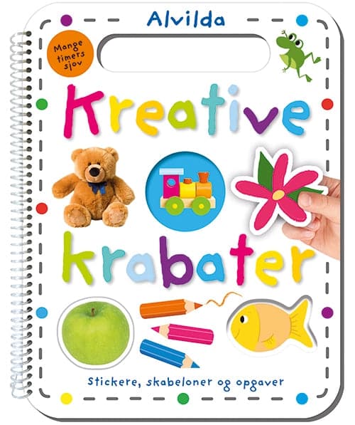 Se Kreative krabater - Stickere, skabeloner og opgaver online her - Ean: 9788741509815