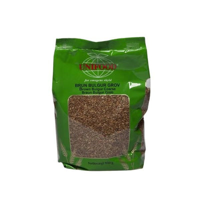 Se Bulgur Grov Brun Ps (900 G) ❤ Stort online udvalg i UNIFOOD ❤ Hurtig levering: 1 - 2 Hverdage samt billig fragt - Varenummer: BAR-725143 og barcode / Ean: '5711779762604 på lager - Udsalg på Delikatesser | Kolonial | Pasta Spar op til 61% - Over 434 design brands på udsalg