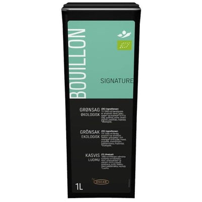 Se Grøntsagsbouillon Signature Øko Oscar 1ltr ❤ Kæmpe udvalg i OSCAR ❤ Hurtig levering: 1 - 2 Hverdage samt billig fragt - Varenummer: BAR-671218 og barcode / Ean: '05709347181261 på lager - Udsalg på Delikatesser Kolonial Saucer & Soya Spar op til 57% - Over 400 kendte brands på udsalg