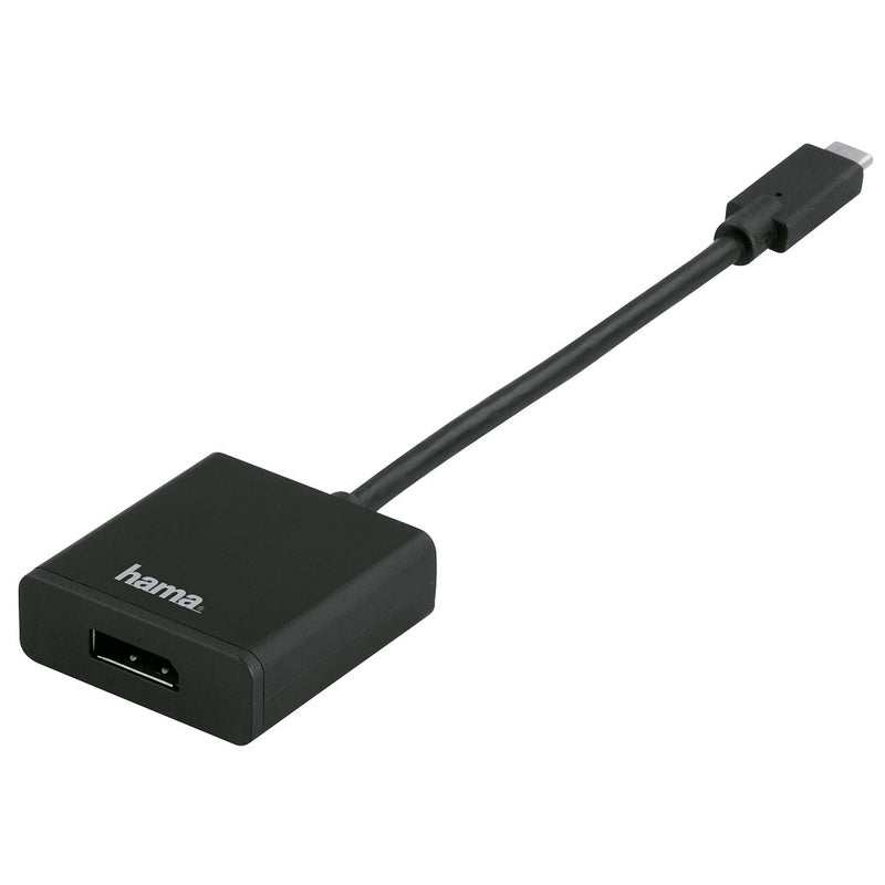 Se HAMA USB-C (han) til DisplayPort (hun) adapter - 4K Ultra HD - Sort ✔ Kæmpe udvalg i  Capida ✔ Hurtig levering: 1 - 2 Hverdage samt billig fragt - Varenummer: CPD-HA66135725 og barcode / Ean: &