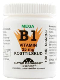 Stort online udvalg i Natur Drogeriet B1 Mega Vitamin ❤ Natur Drogeriet ❤ Hurtig levering: 1 - 2 Hverdage og gratis fragt v/køb over 295 kr. GLS til pakkeshop ❤ Varenummer: HG-12471 og barcode / Ean: 5703137005126 på lager - Kæmpe udvalg i Sundhed - Over 454 design mærker på udsalg